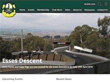 Tablet Screenshot of bathurstlightcarclub.com.au